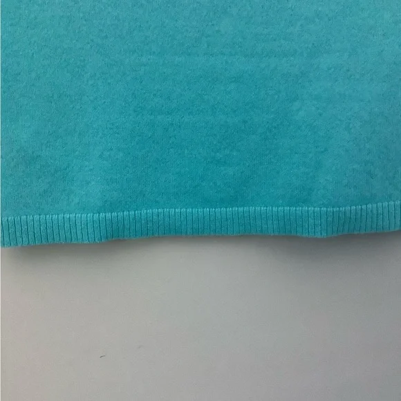 J CREW Turquoise Cashmere Relaxed T-Shirt Size S - Picture 8 of 8